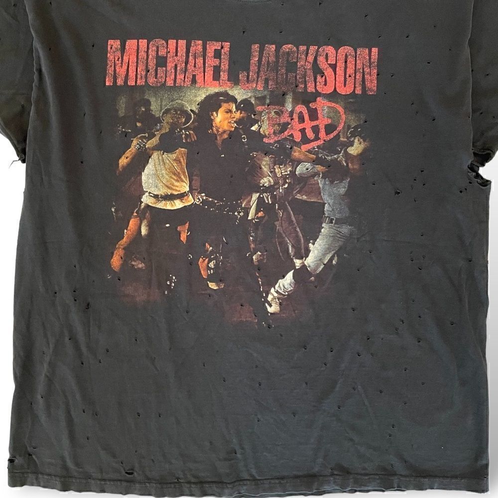FURST OF A KIND VINTAGE —Michael Jackson BAD— MUSIC TEE |SIZE: O/S| - Picture 5 of 5